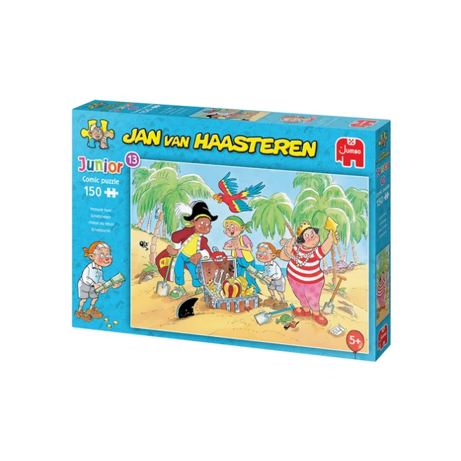 Puzzel Jan van Haasteren Junior 13 Treasure Hunt 150 stukjes