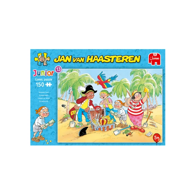 Puzzel Jan van Haasteren Junior 13 Treasure Hunt 150 stukjes