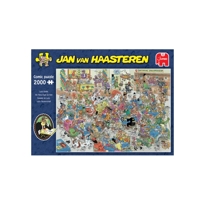 Puzzel Jan van Haasteren NK Mens Erger Je Niet 2000 st