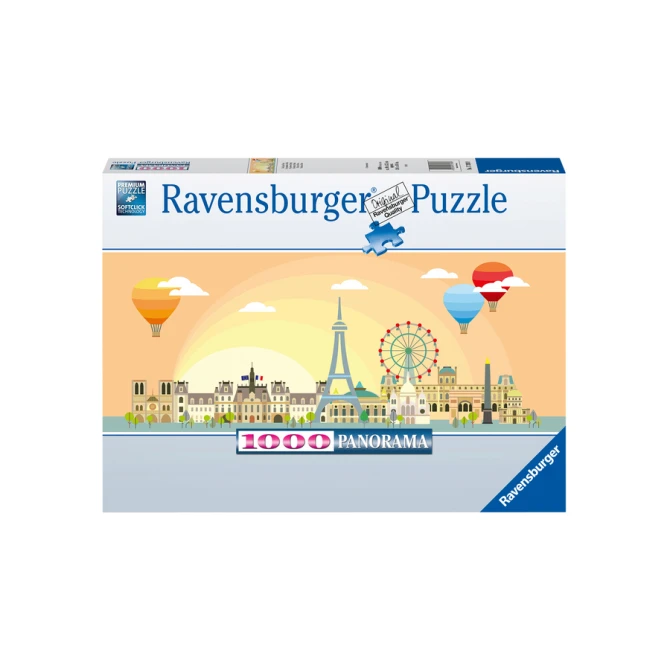 Puzzel Ravensburger Een dag in Parijs 1000 stukjes