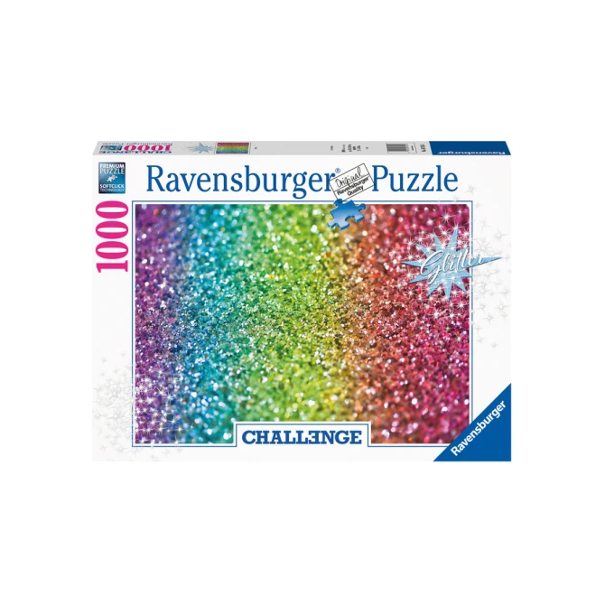 Puzzel Ravensburger Glitter challenge 1000 stukjes