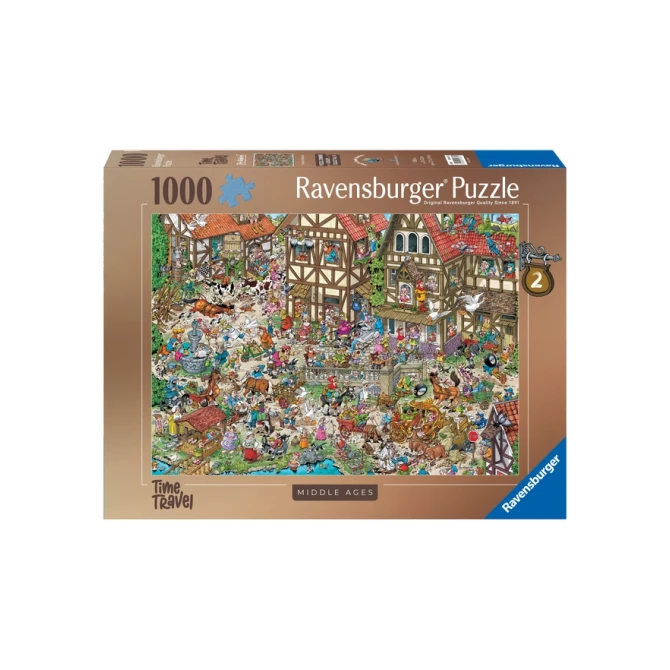 Puzzel Ravensburger Ray's comic Middle Ages 1000 stukjes