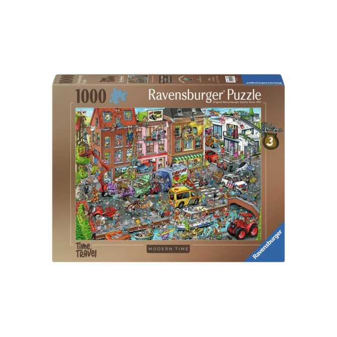 Puzzel Ravensburger Ray's comic Modern Time 1000 stukjes