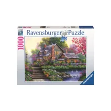 Puzzel Ravensburger romantische cottage 1000 stukjes
