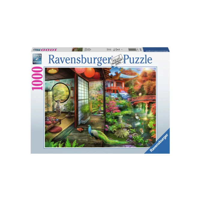 Puzzel Ravensburger Theehuis Japanse tuin 1000 stukjes