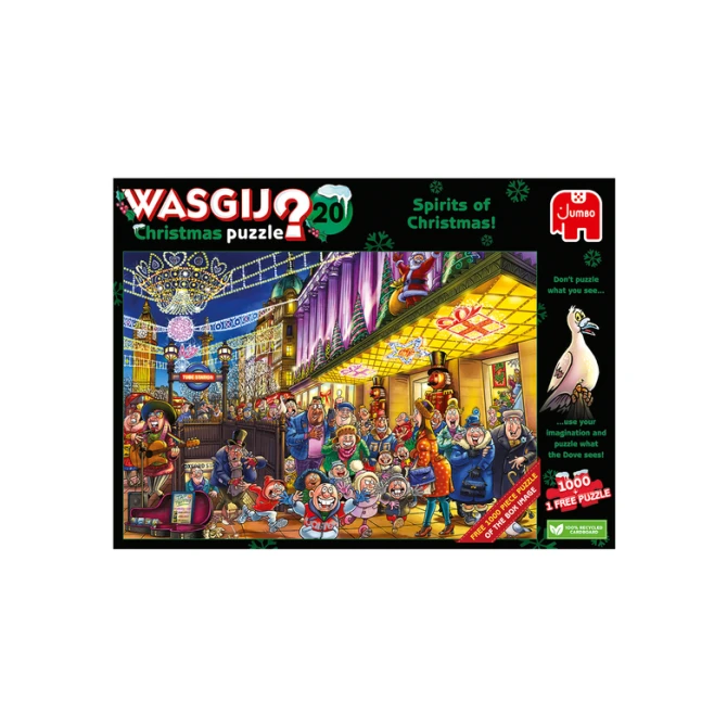 Puzzel Wasgij Christmas 20 - De Geesten van de Kermis! 2x1000st (1 puzzle for free)