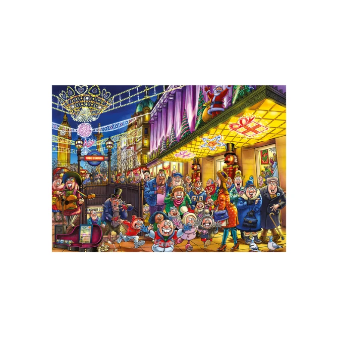 Puzzel Wasgij Christmas 20 - De Geesten van de Kermis! 2x1000st (1 puzzle for free)
