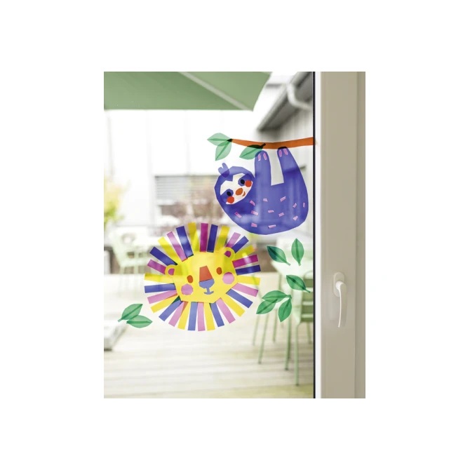 Raamfolie Folia 23x33cm 10 vel 10 kleuren