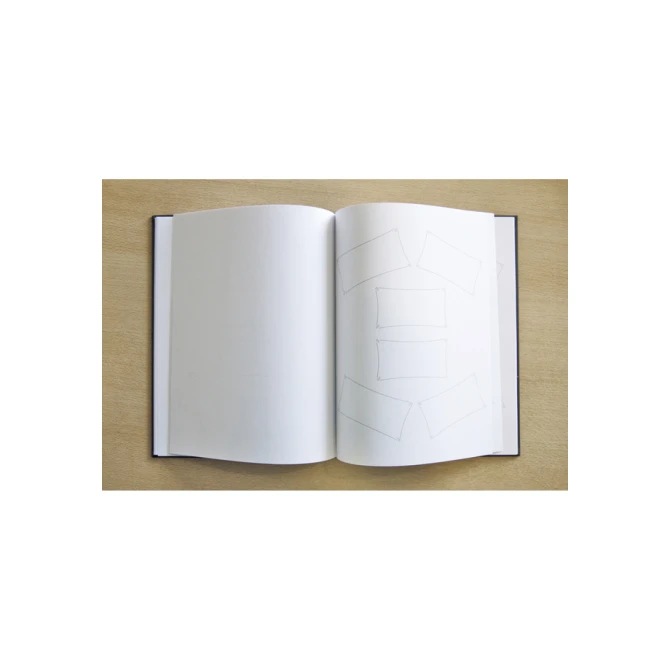 Receptiealbum Kangaro 26x21cm vakverdeling zwart