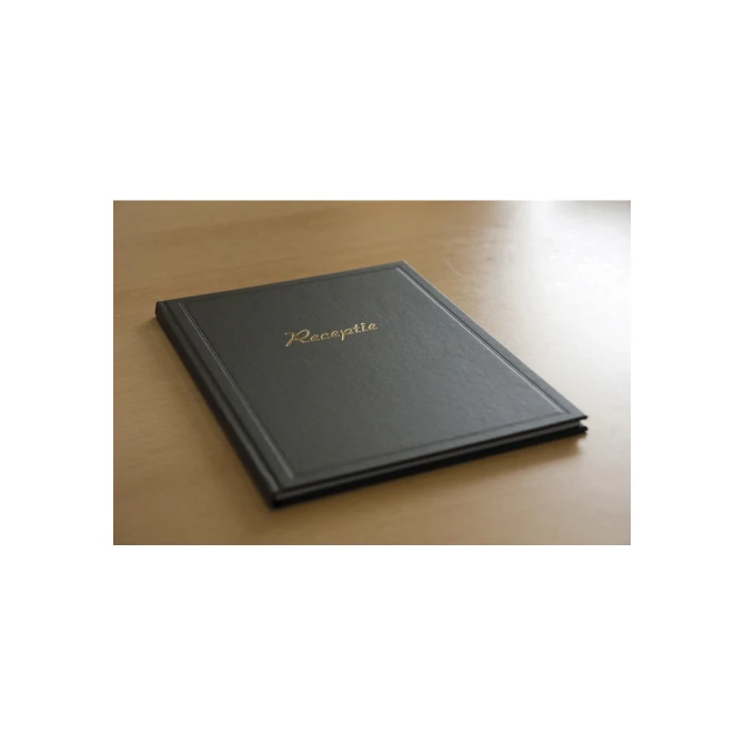 Receptiealbum Kangaro 26x21cm vakverdeling zwart
