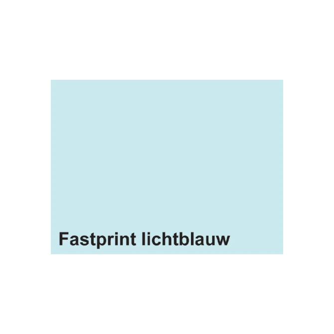 Receptpapier Fastprint A6 80gr lichtblauw 2000 vel