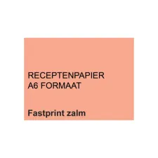 Receptpapier Fastprint A6 80gr zalm 2000 vel Receptpapier Fastprint A6 80gr zalm 2000 vel