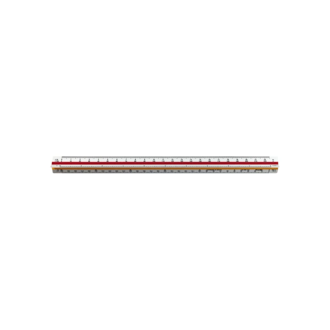 Reductieschaalstok rOtring driekantig architect 30cm