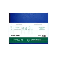 Register Piqure aandeelhouder BVBA/ SPRL 320x240mm 80vel groen