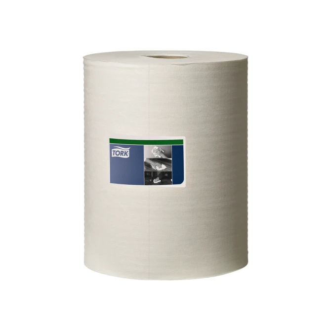 Reinigingsdoek Tork W2 Premium Heavy-Duty 1-laags 106m wit 530137