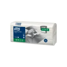 Reinigingsdoek Tork W4 Premium gevouwen 1-laags 4x120 vel wit 510479