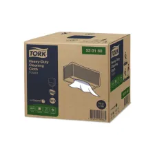 Reinigingsdoek Tork W4 Premium Heavy-Duty gevouwen 1-laags 4x70 vel wit 530180
