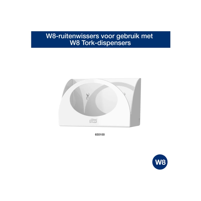 Reinigingsdoek Tork W8 Premium 1-laags 40 vel blauw 194450