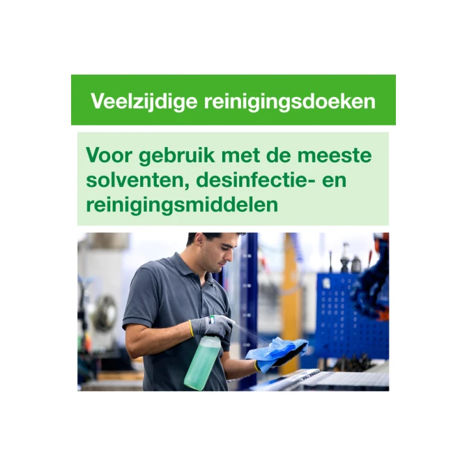 Reinigingsdoek Tork W8 Premium 1-laags 40 vel blauw 194450