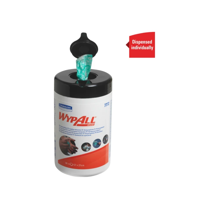 Reinigingsdoek WypAll bus 1-laags 6x50 vel groen 7772