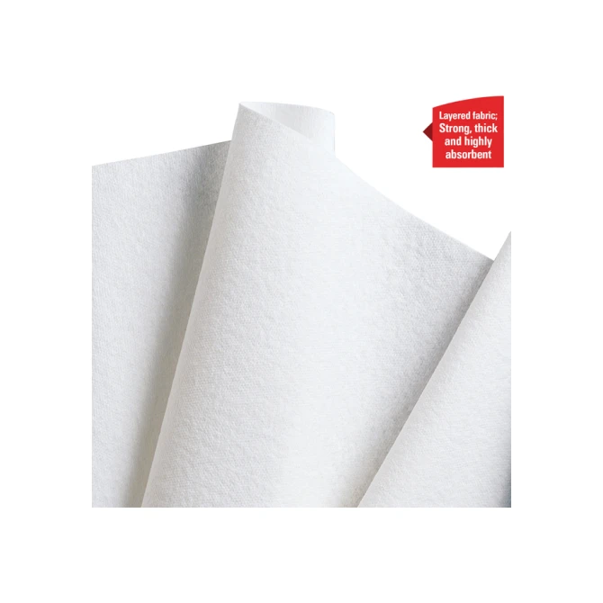 Reinigingsdoek WypAll L40 1-laags 18x56 vel wit 7471