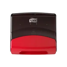 Reinigingsdoekdispenser Tork W4 Performance gevouwen rood 654008