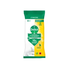 Reinigingsdoekjes Dettol antibacterieël Citrus 72 stuks