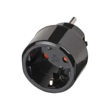 Reisstekker Brennenstuhl adapter USA met aarding zwart Reisstekker Brennenstuhl adapter USA met aarding zwart