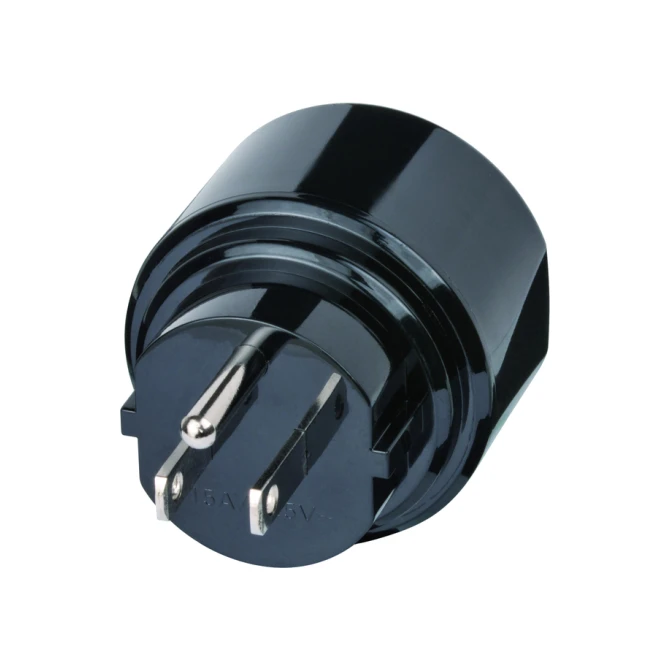 Reisstekker Brennenstuhl adapter USA met aarding  zwart