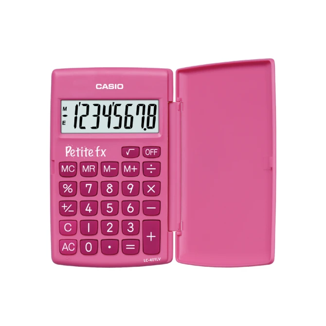 Rekenmachine Casio basisschool roze