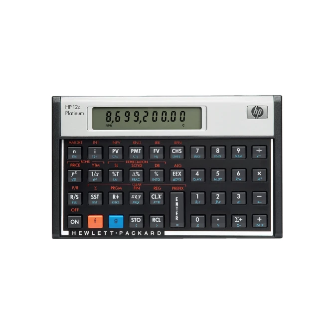 Rekenmachine HP 12C Platinum