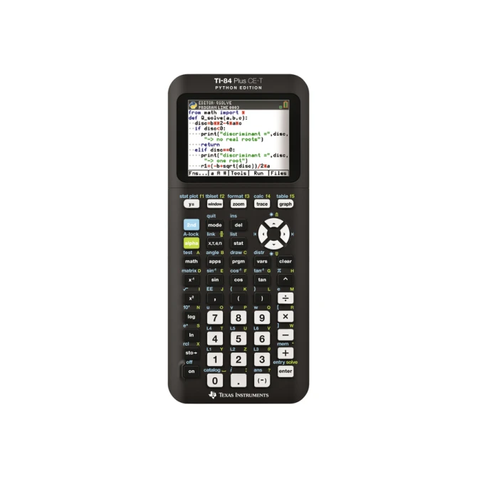 Rekenmachine TI-84 Plus CE-T Python Edition