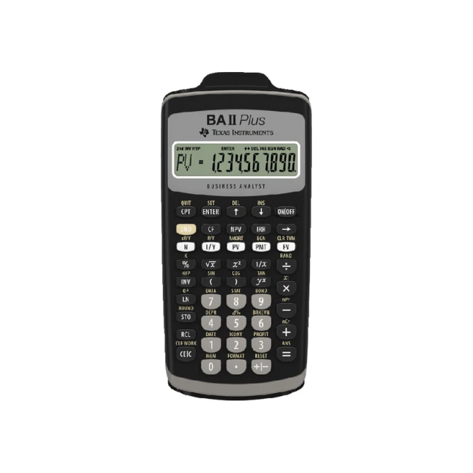 Rekenmachine TI Ba II plus