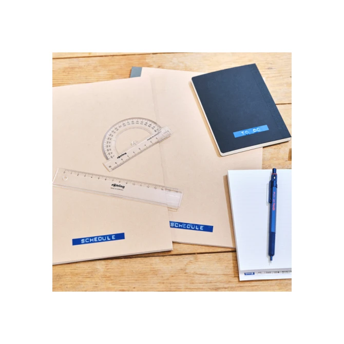 Reliëftape Dymo embossing vinyl 9mm assorti 3 stuks