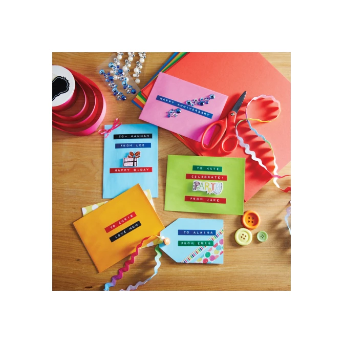 Reliëftape Dymo embossing vinyl 9mm assorti 3 stuks