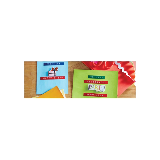 Reliëftape Dymo embossing vinyl 9mm wit op rood