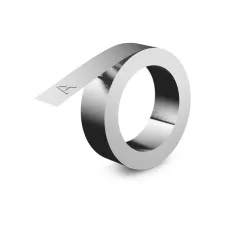 Reliëftape Dymo embossing zelfklevend aluminium 12mm zilver