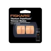 Reservemes Fiskars TripleTrack Titanium set à 2 stuks oranje