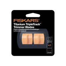 Reservemes Fiskars TripleTrack Titanium set à 2 stuks oranje