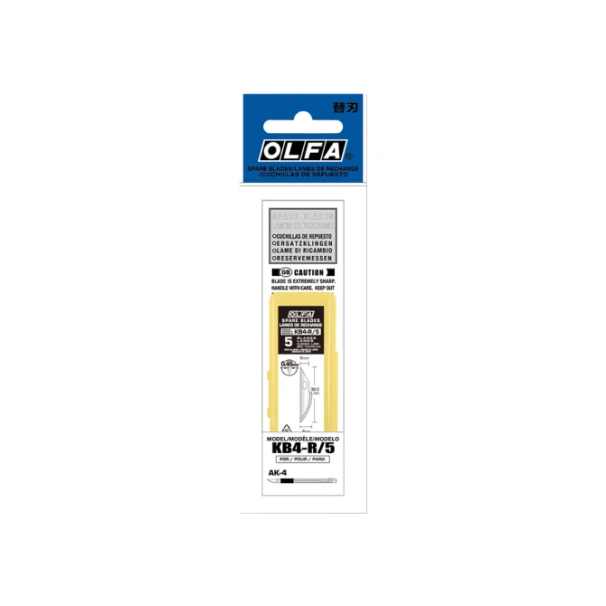 Reservemes Olfa KB4-R blister à 5 stuks