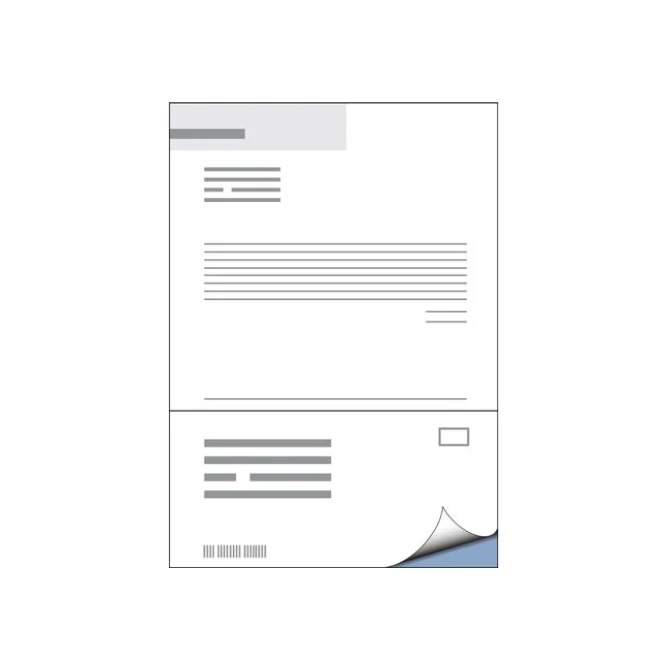 Retourlabel DHL IEZZY A4 1.000 vel 210x102mm 1000 labels