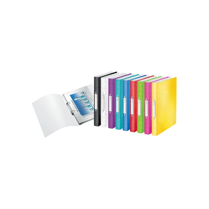 Ringband Leitz WOW A4 2-rings O-mechaniek 25mm PP blauw