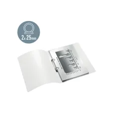 Ringband Leitz WOW A4 2-rings O-mechaniek 25mm PP groen