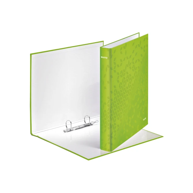Ringband Leitz WOW A4 maxi 2-rings D-mechaniek 25mm groen
