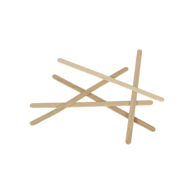 Roerstaafjes Biaretto hout 11cm 2000 stuks