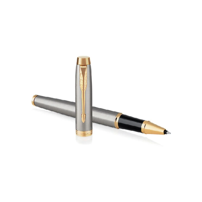 Rollerpen Parker IM brushed metal GT fijn