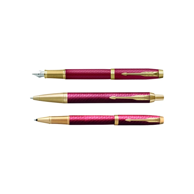 Rollerpen Parker IM Premium deep red GT fijn