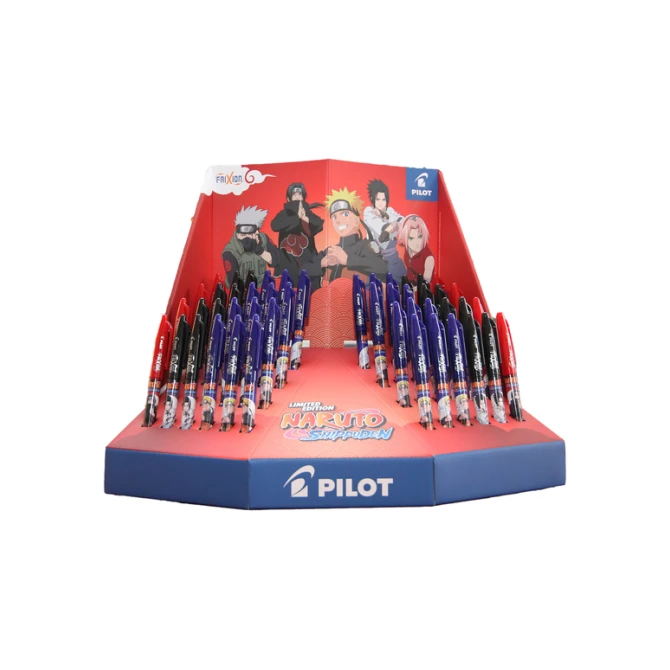 Rollerpen PILOT friXion ball Naruto medium 3 kleuren assorti