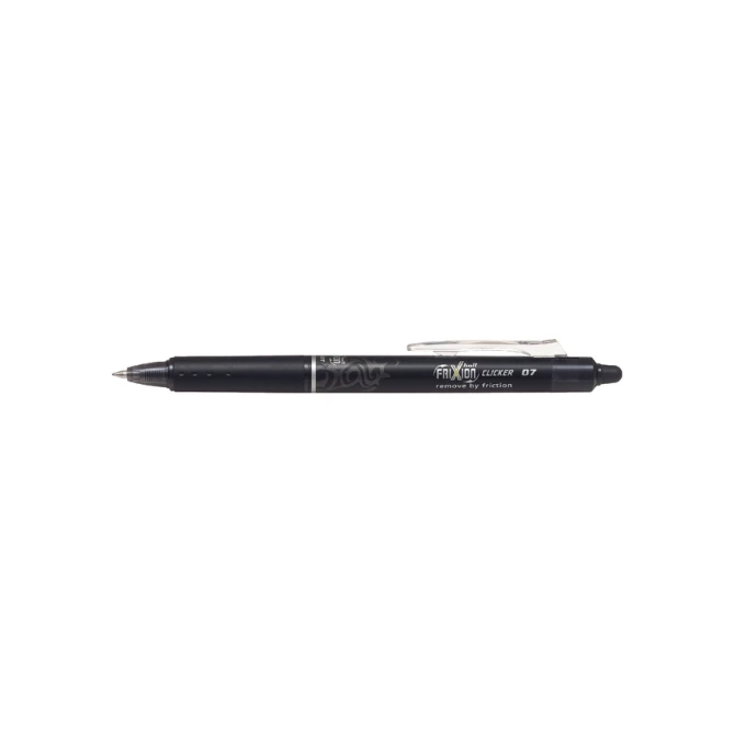 Rollerpen PILOT friXion clicker medium zwart