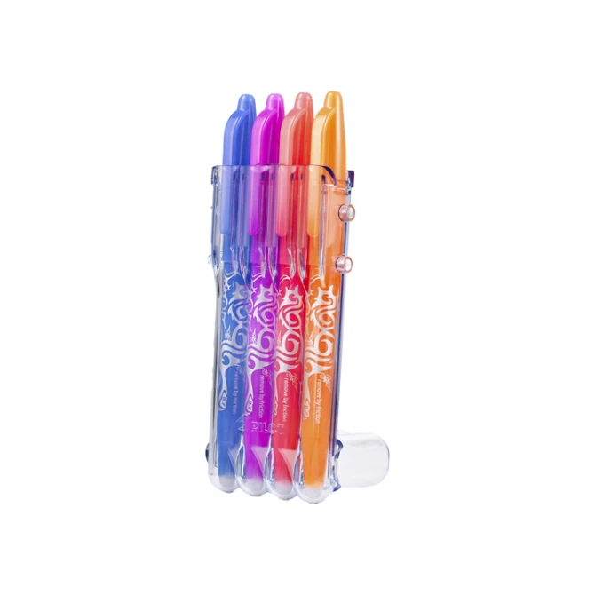 Rollerpen PILOT friXion medium fun assorti Set2Go à 4 stuks